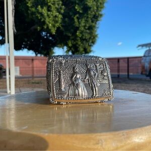 Ornate Silver Trinket Box